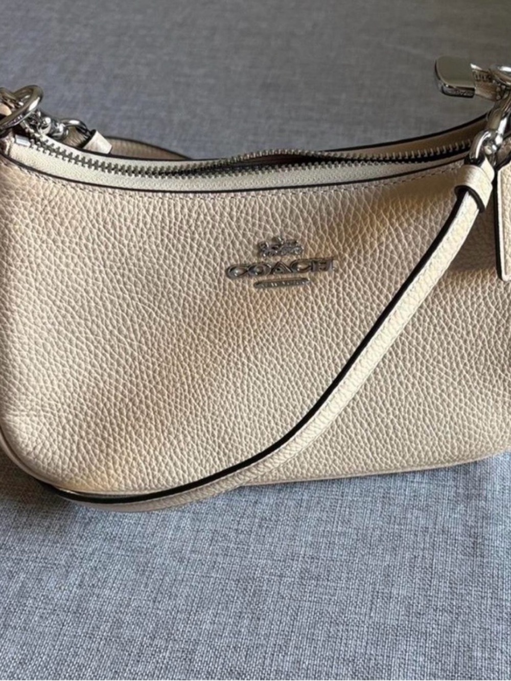 Coach Pebbled Leather Teri Crossbody Bag -New!